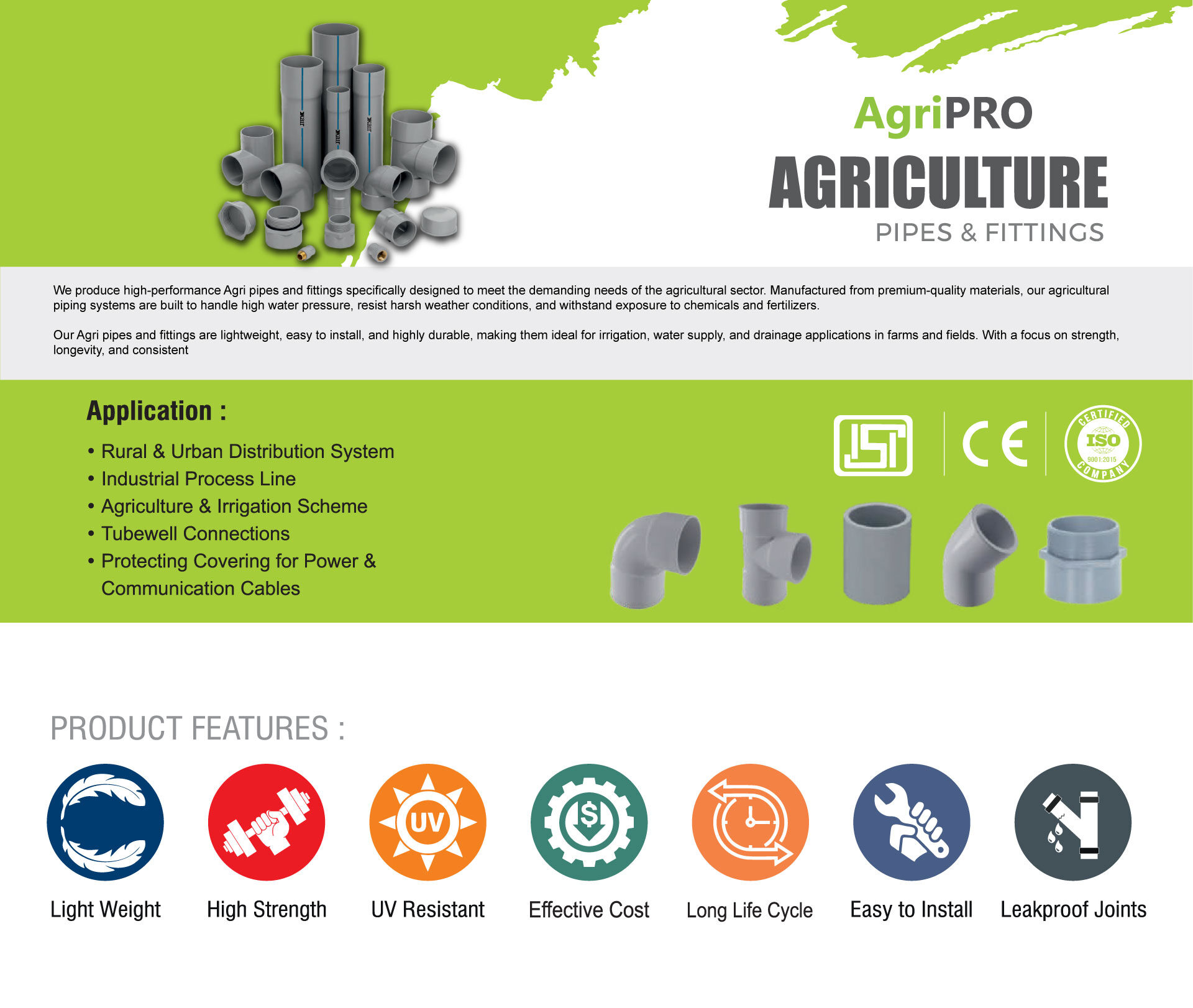 Agriculture Pipe Fittings Xairsanitech